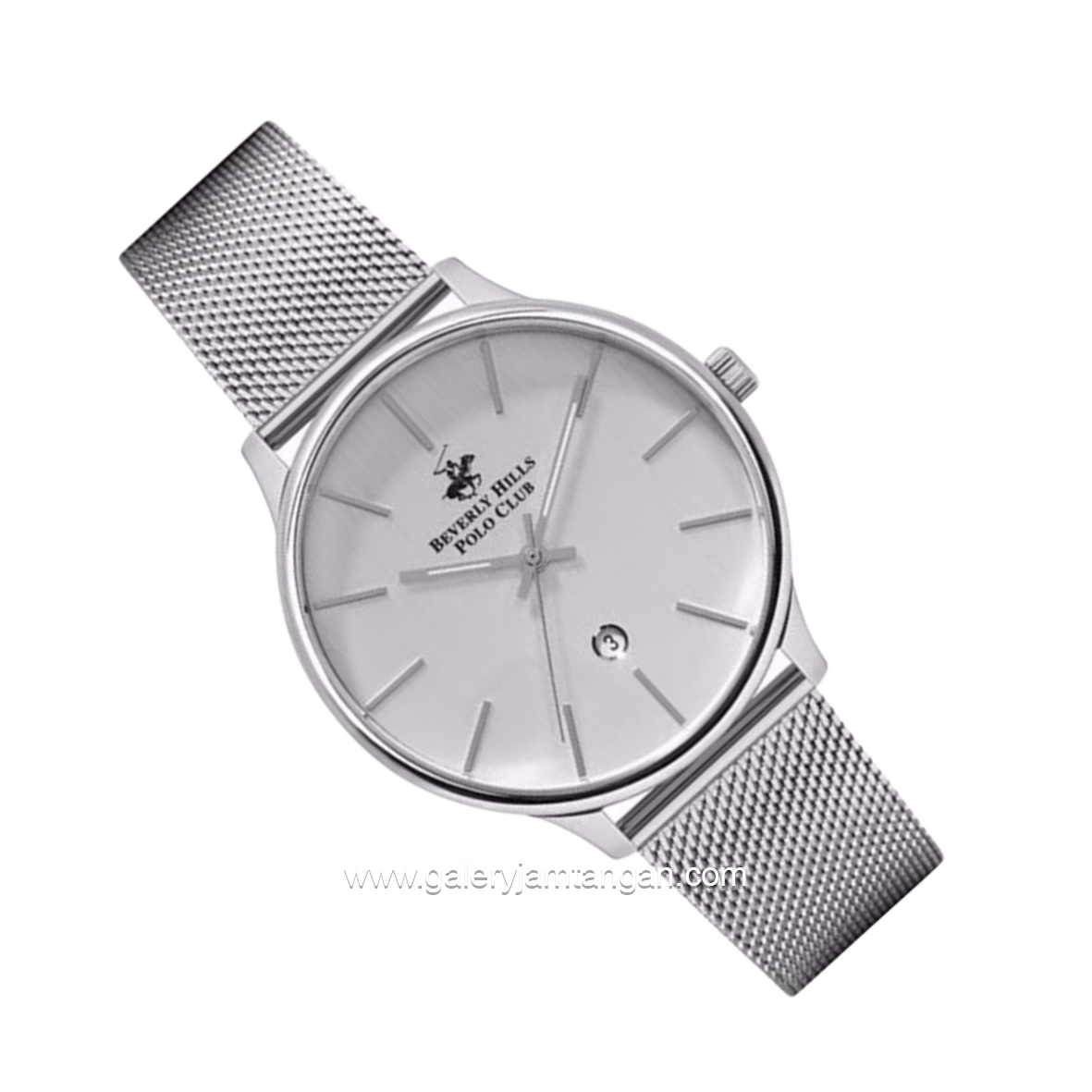 BEVERLY HILLS POLO CLUB BP3060X.330 Silver Dial White