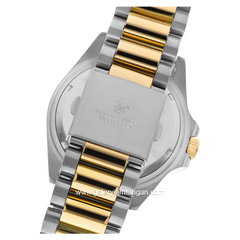BEVERLY HILLS POLO CLUB BP3125X.250 Silver Gold Stainless Steel