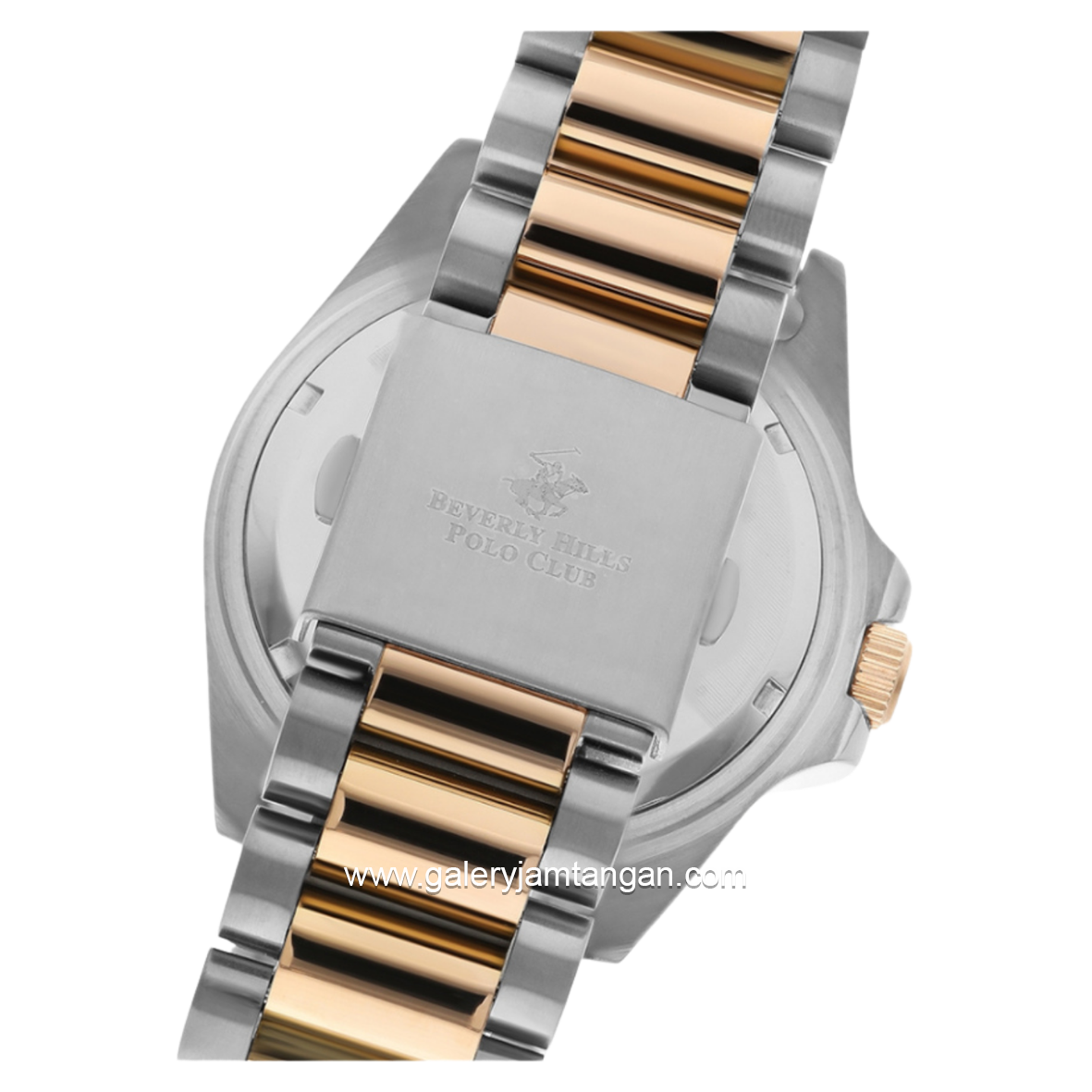 BEVERLY HILLS POLO CLUB BP3125X.590 Silver Gold Stainless Steel