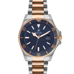 BEVERLY HILLS POLO CLUB BP3125X.590 Silver Gold Stainless Steel