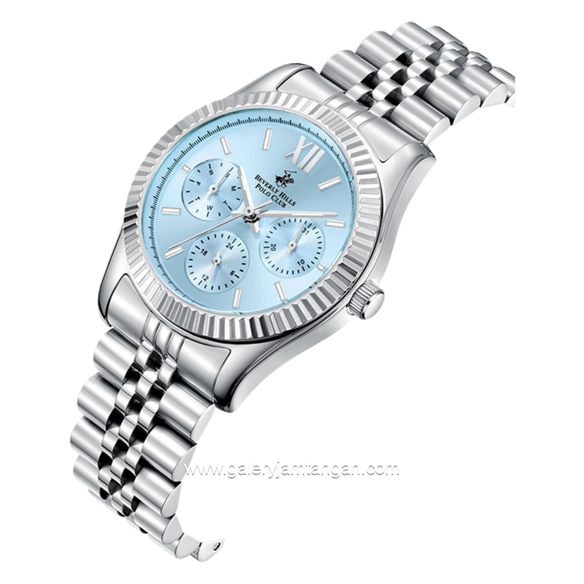 Beverly Hills Polo Club BP3169C.300 Silver Dial Blue Stainless Steel