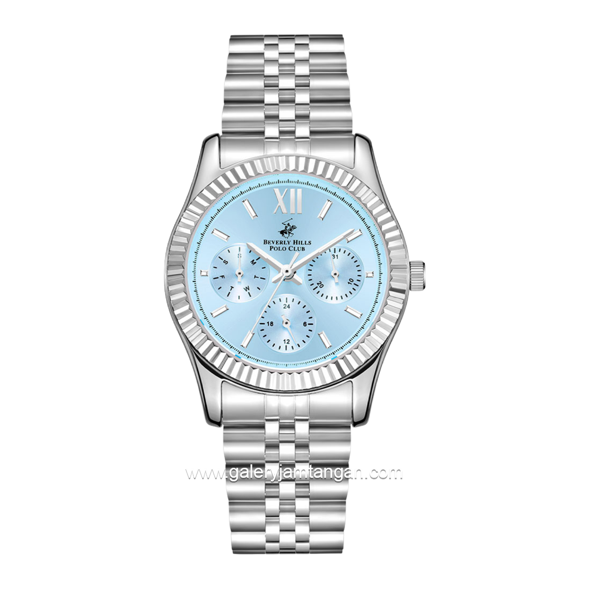 Beverly Hills Polo Club BP3169C.300 Silver Dial Blue Stainless Steel