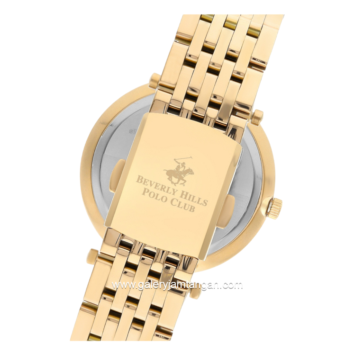 BEVERLY HILLS POLO CLUB BP3183C.120 Gold Dial White Stainless Steel