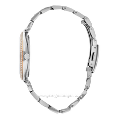 BEVERLY HILLS POLO CLUB BP3183C.530 Silver Rosegold Dial White Stainless Steel