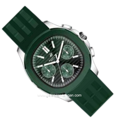BEVERLY HILLS POLO CLUB BP3211X.375 Green Rubber Strap