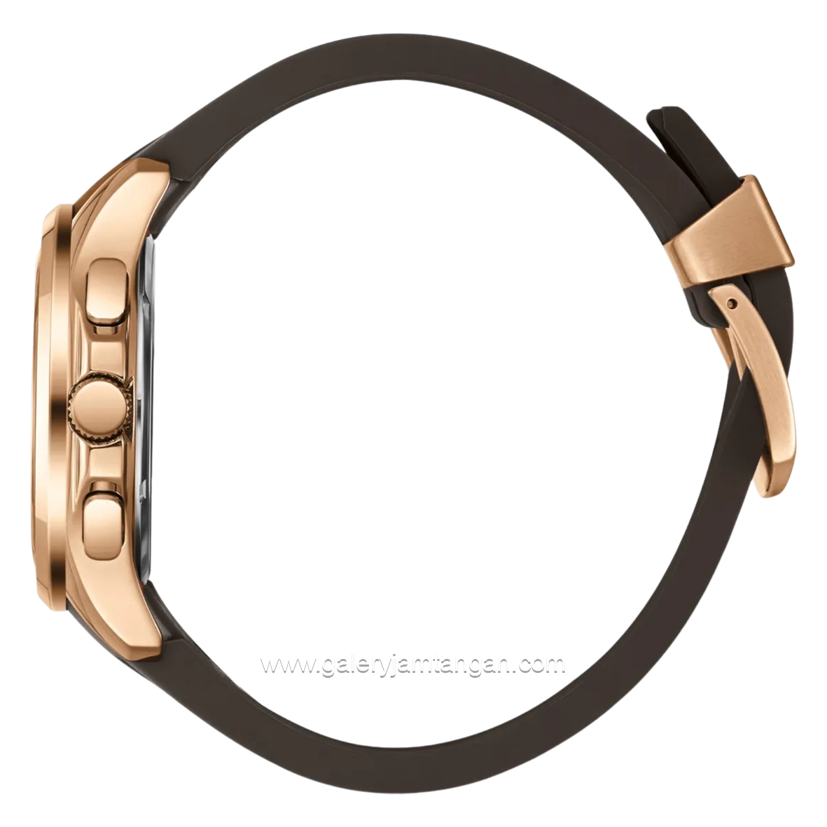 BEVERLY HILLS POLO CLUB BP3211X.462 Brown Rubber Strap
