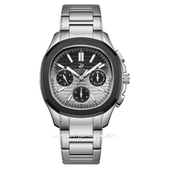 BEVERLY HILLS POLO CLUB BP3212X.360 Silver Dial Black Stainless Steel