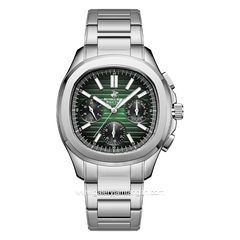 BEVERLY HILLS POLO CLUB BP3212X.370 Silver Dial Green Stainless Steel