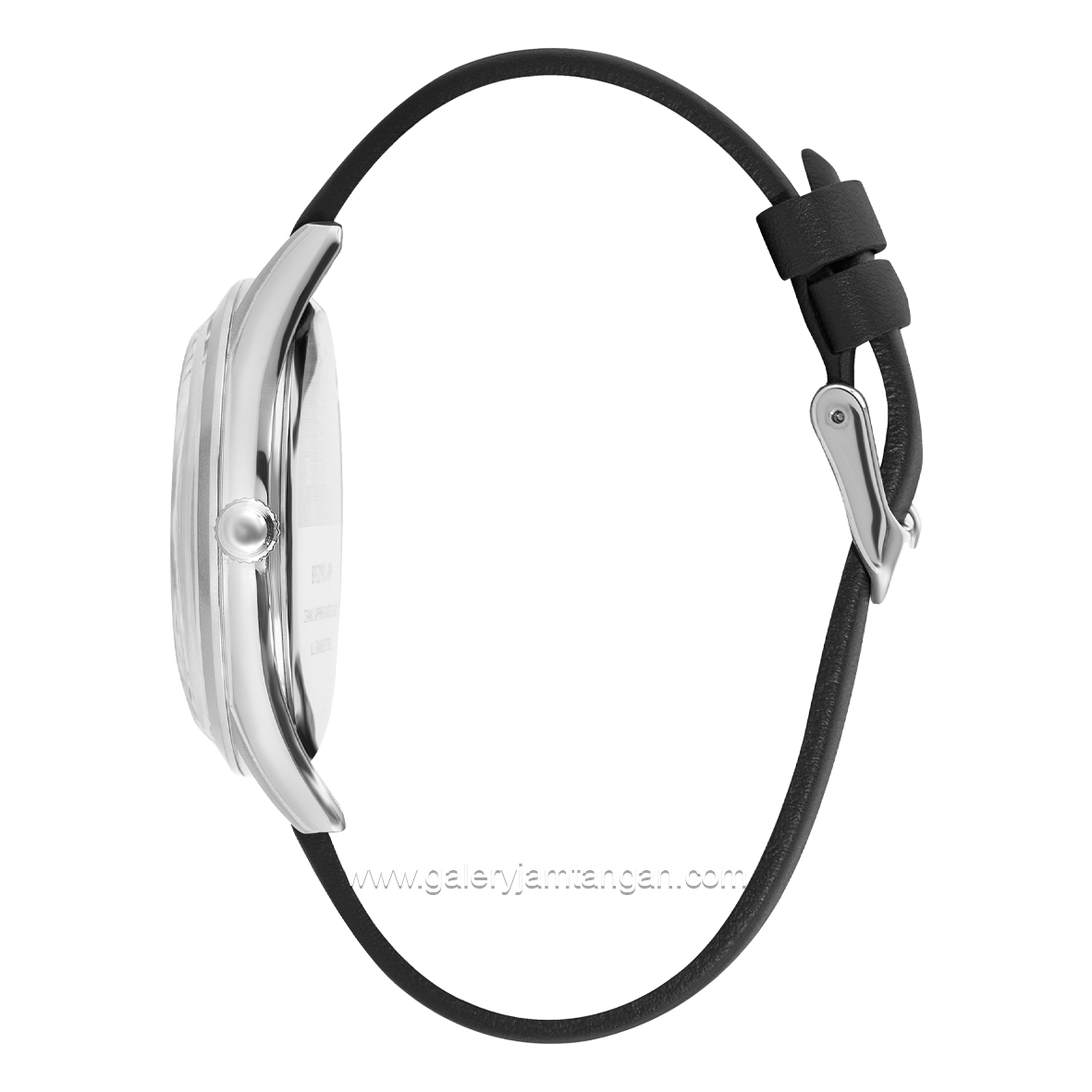 BEVERLY HILLS POLO CLUB BP3219X.351 Black Leather Strap