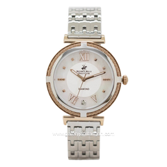 BEVERLY HILLS POLO CLUB BP3222X.520 Silver Rosegold Dial Stainless Steel