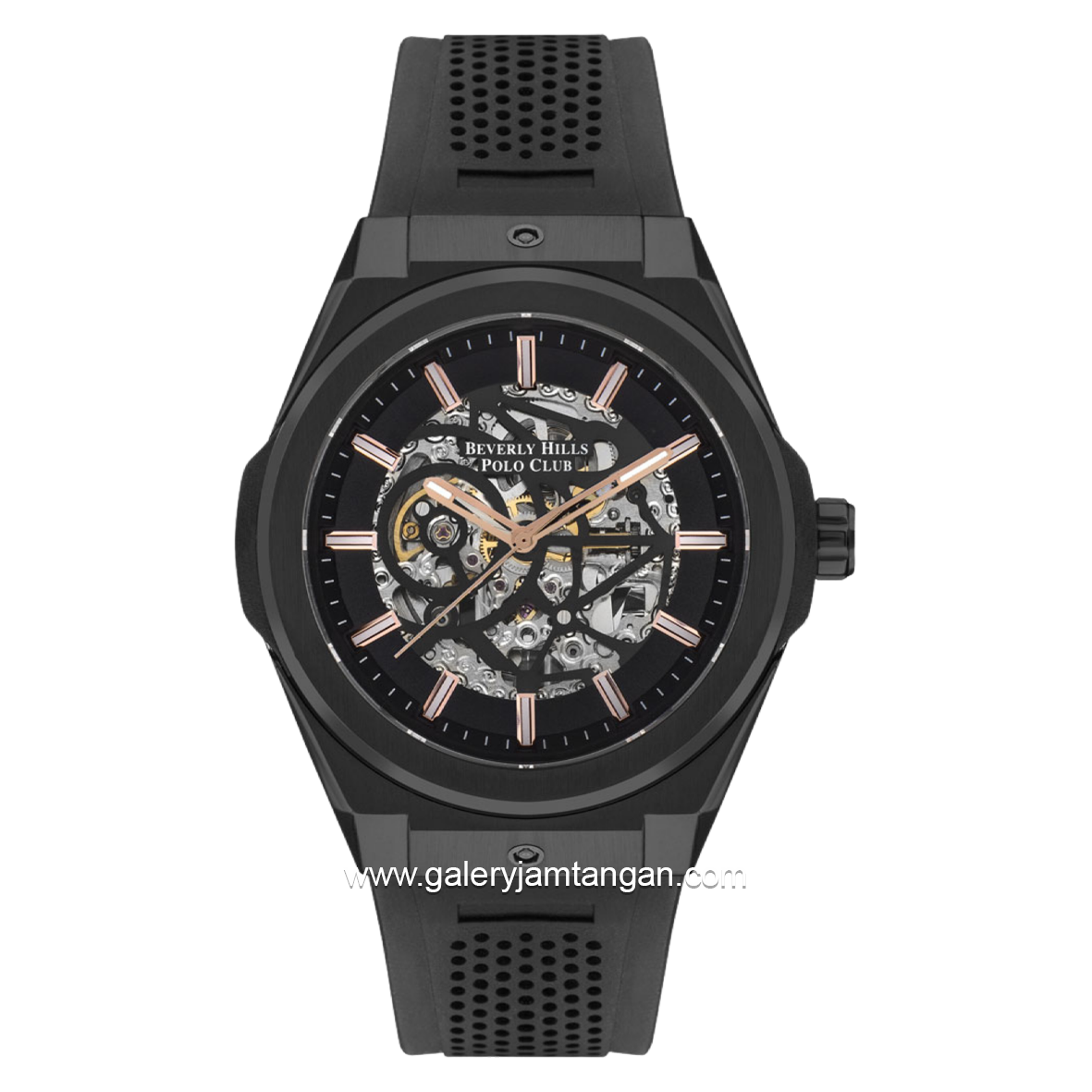 Beverly Hills Polo Club BP3315X.061 Automatic Black Rubber Strap