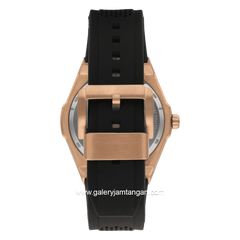 BEVERLY HILLS POLO CLUB BP3315X.451 Automatic Black Rosegold Rubber Strap