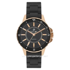 BEVERLY HILLS POLO CLUB BP3318X.150 Black Rosegold Ceramic Strap