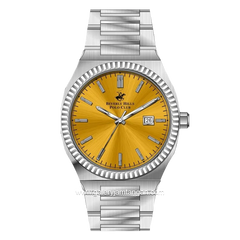 Beverly Hills Polo Club BP3405X.080 Silver Dial Yellow Stainless Steel