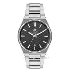 BEVERLY HILLS POLO CLUB BP3503X.350 Silver Dial Black Stainless Steel