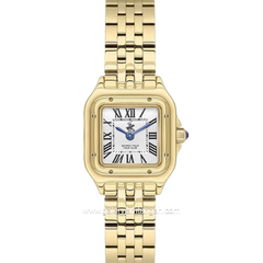 Beverly Hills Polo Club BP3600C.130 Gold Dial White Stainless Steel