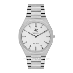 BEVERLY HILLS POLO CLUB BP3604X.330 Silver Dial White Stainless Steel