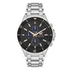 Beverly Hills Polo Club BP3612X.360 Silver Dial Black Stainless Steel