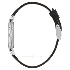 Beverly Hills Polo Club BP3615X.331 Black Silver Leather Strap