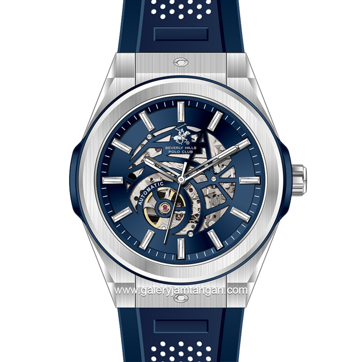 BEVERLY HILLS POLO CLUB BP3636X.399 Automatic Rubber Strap