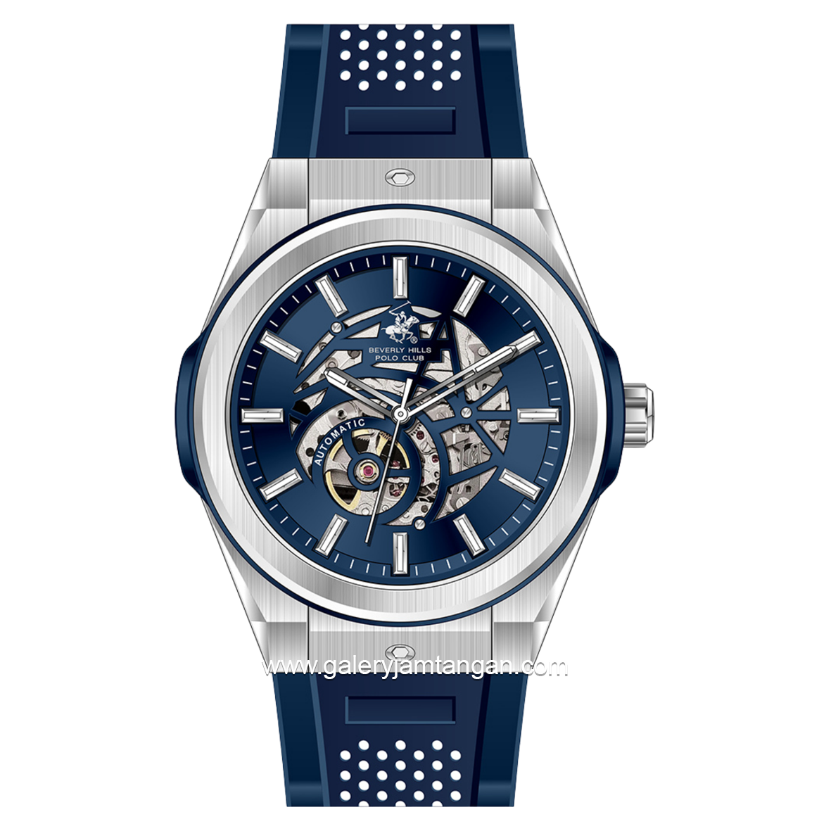 BEVERLY HILLS POLO CLUB BP3636X.399 Automatic Rubber Strap