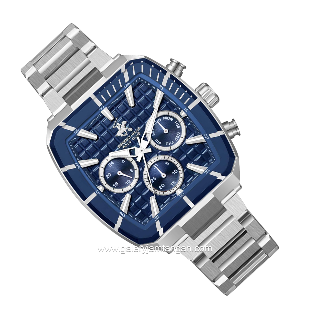 Beverly Hills Polo Club BP3658X.390 Silver Dial Blue