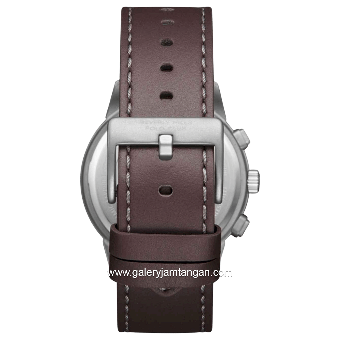 Beverly Hills Polo Club BP3666X.042 Dark Brown Leather Strap