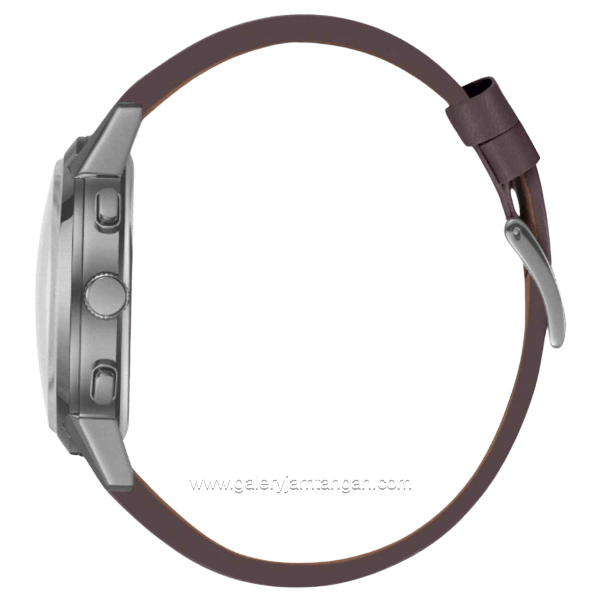 Beverly Hills Polo Club BP3666X.042 Dark Brown Leather Strap