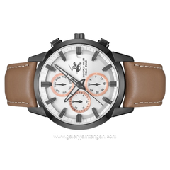 Beverly Hills Polo Club BP3666X.067 Brown Leather Strap