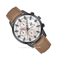 Beverly Hills Polo Club BP3666X.067 Brown Leather Strap