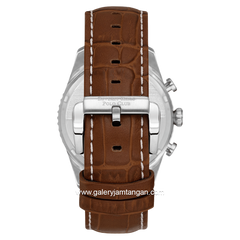 BEVERLY HILLS POLO CLUB BP3723X.375 Brown Leather Strap