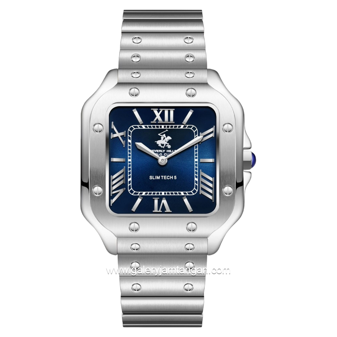 BEVERLY HILLS POLO CLUB BP3729X.390 Silver Dial Blue