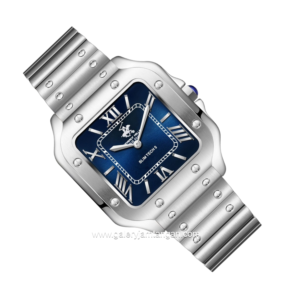 BEVERLY HILLS POLO CLUB BP3729X.390 Silver Dial Blue