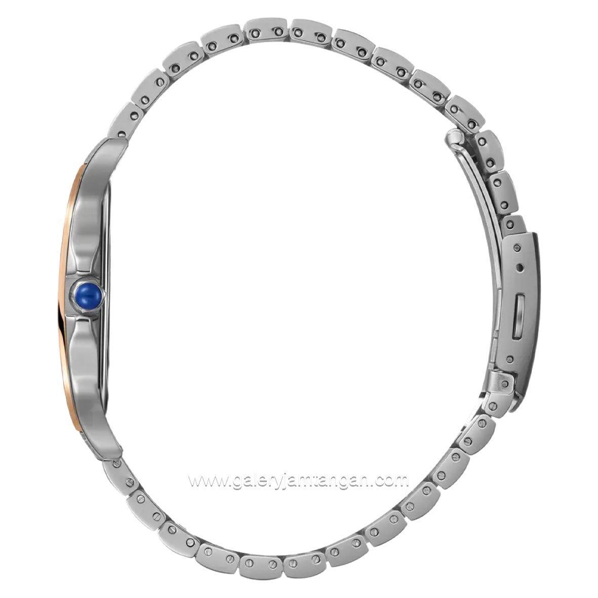 BEVERLY HILLS POLO CLUB BP3729X.570 Silver Rosegold Dial Blue