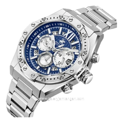 BEVERLY HILLS POLO CLUB BP3743X.390 Silver Dial Blue Stainless Steel