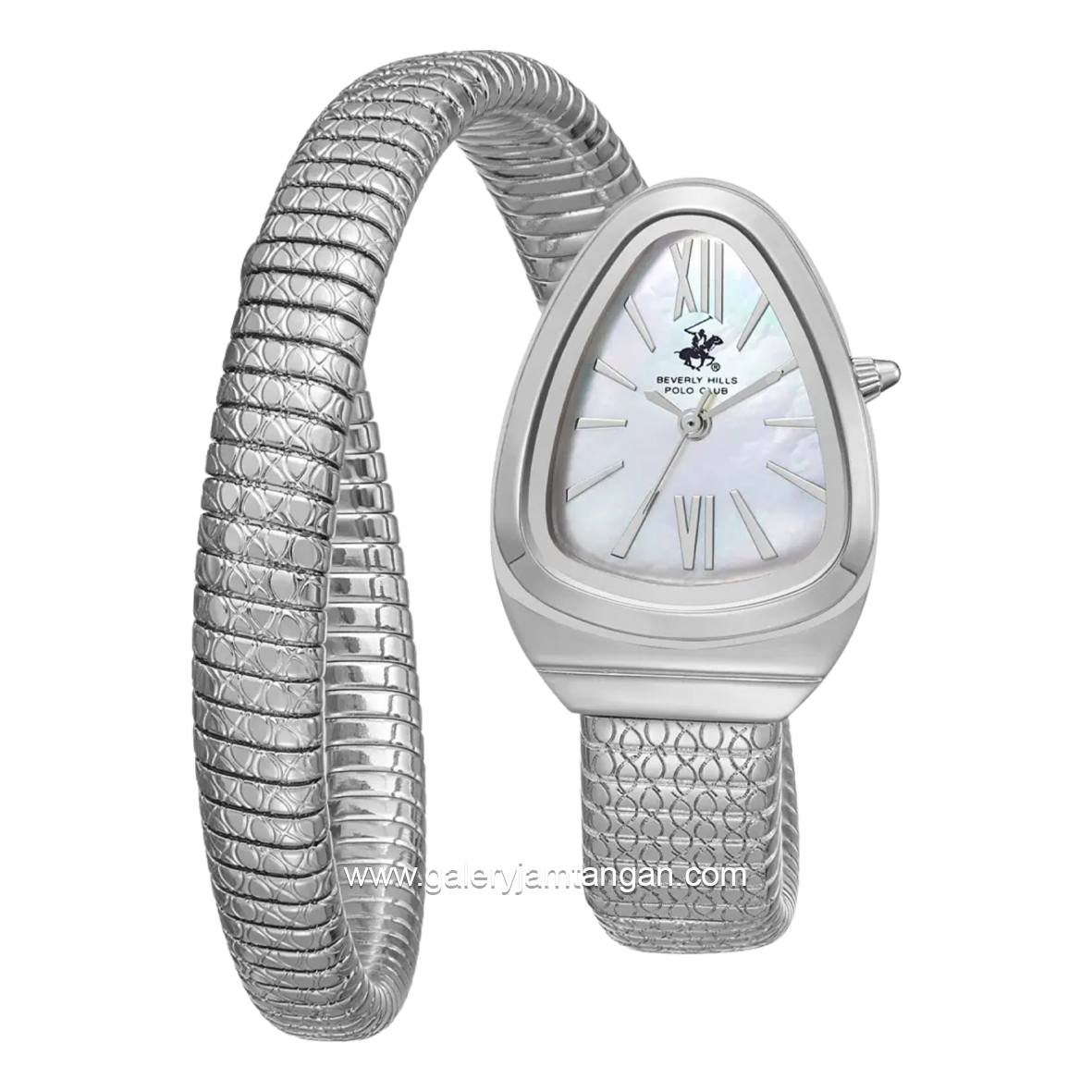 BEVERLY HILLS POLO CLUB BP3747C.320 Silver Dial White