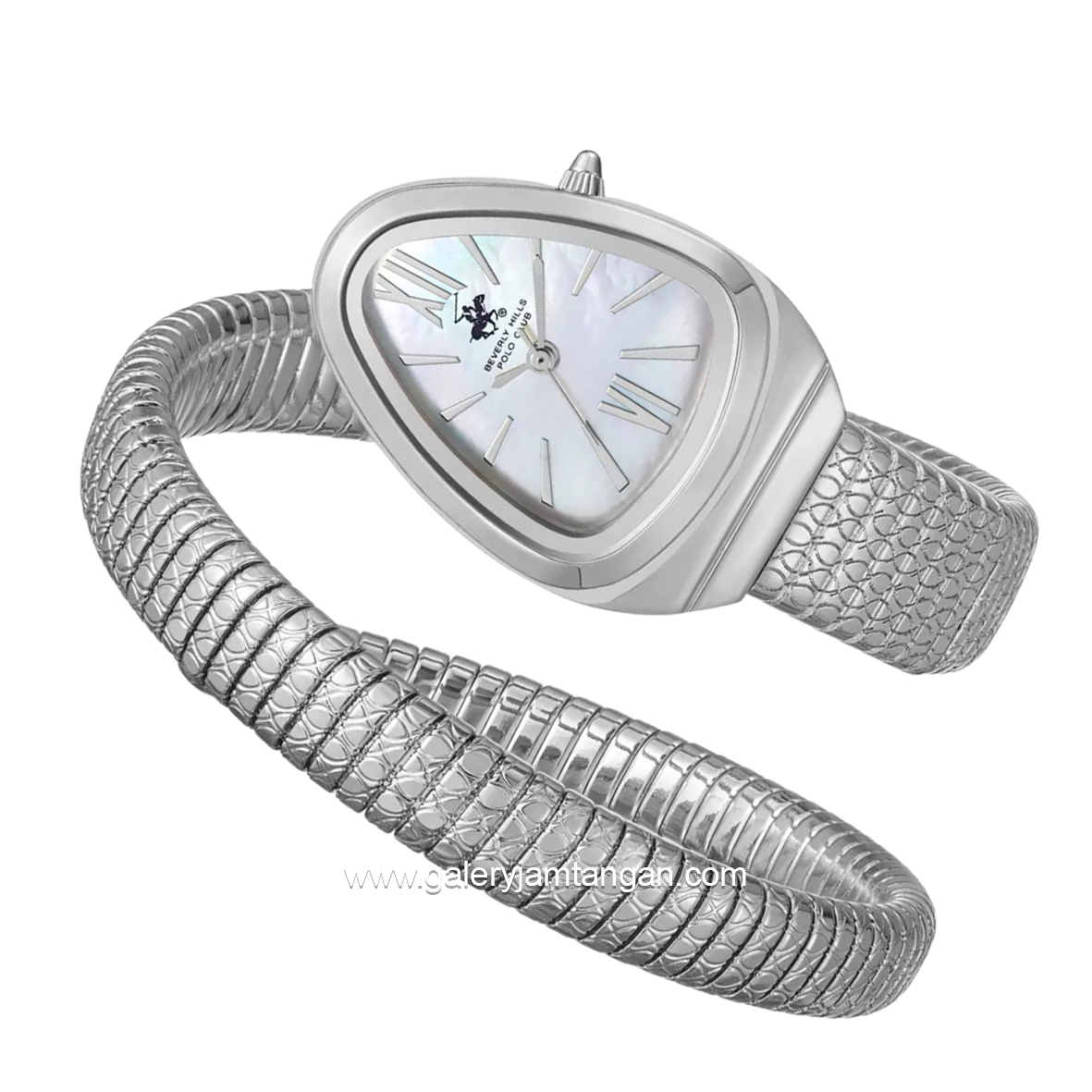 BEVERLY HILLS POLO CLUB BP3747C.320 Silver Dial White