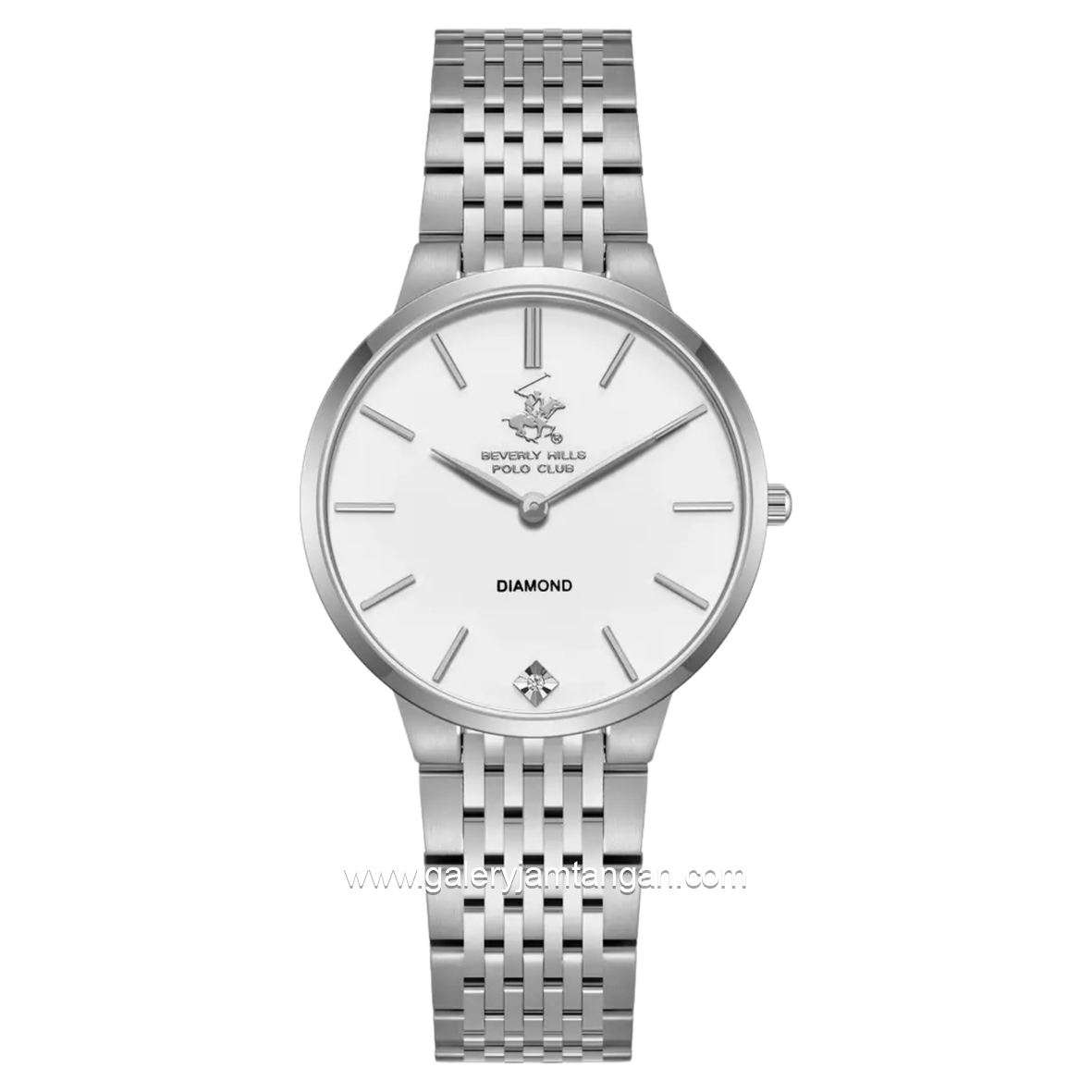 BEVERLY HILLS POLO CLUB BP3775X.330 Silver Dial White Stainless Steel
