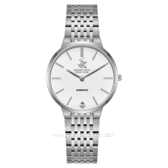 BEVERLY HILLS POLO CLUB BP3775X.330 Silver Dial White Stainless Steel