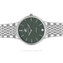 BEVERLY HILLS POLO CLUB BP3775X.370 Silver Dial Green Stainless Steel