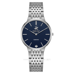 BEVERLY HILLS POLO CLUB BP3775X.390 Silver Dial Blue Stainless Steel