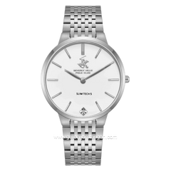 BEVERLY HILLS POLO CLUB BP3776X.330 Silver Dial White Stainless Steel