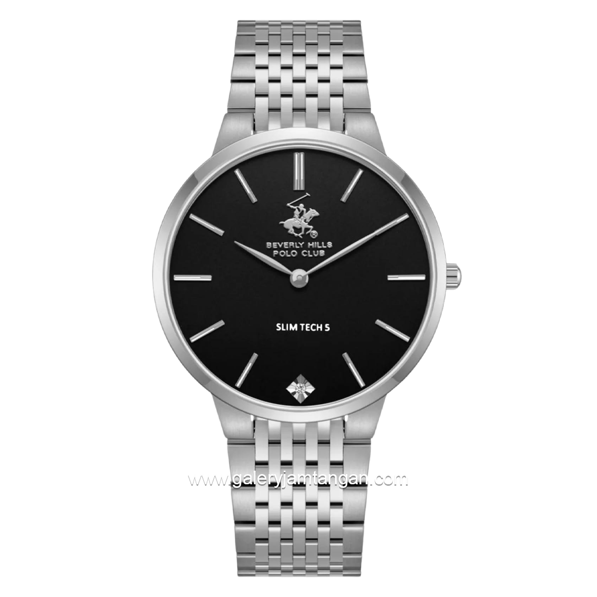 BEVERLY HILLS POLO CLUB BP3776X.350 Silver Dial Black Stainless Steel