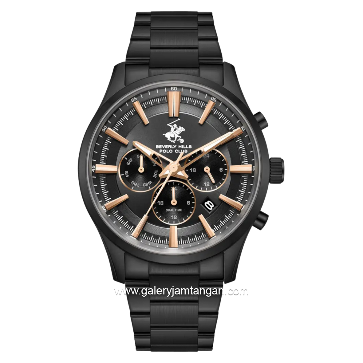 BEVERLY HILLS POLO CLUB BP3779X.060 Black Stainless Steel