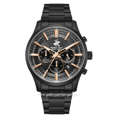 BEVERLY HILLS POLO CLUB BP3779X.060 Black Stainless Steel