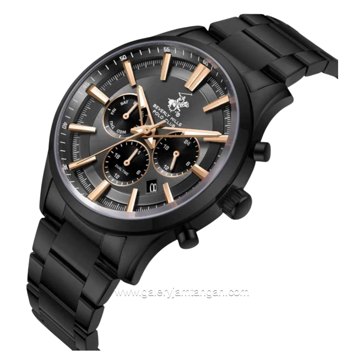 BEVERLY HILLS POLO CLUB BP3779X.060 Black Stainless Steel