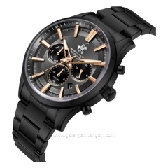 BEVERLY HILLS POLO CLUB BP3779X.060 Black Stainless Steel