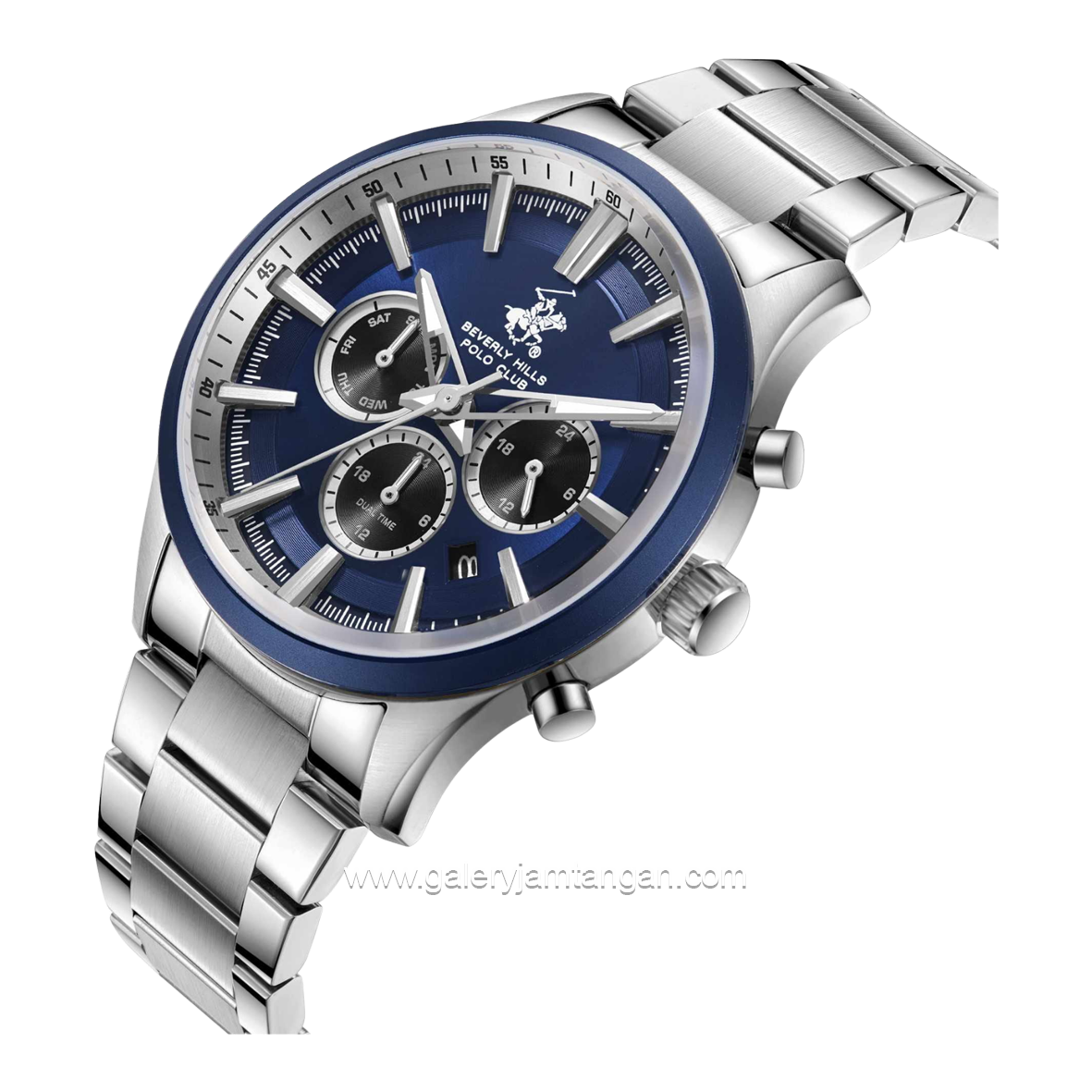 Beverly Hills Polo Club BP3779X.390 Silver Dial Blue