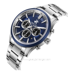 Beverly Hills Polo Club BP3779X.390 Silver Dial Blue