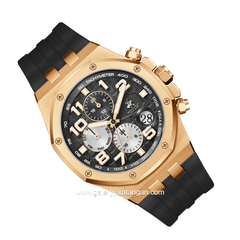 Beverly Hills Polo Club BP3783X.451 Black Rubber Strap